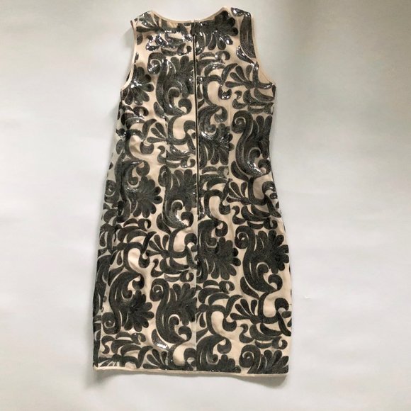 Vince Camuto Paisley Sequin Mini Party Dress - Picture 7 of 7